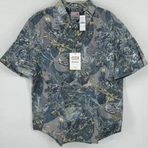 NWT Reyn Spooner Marvel Avengers Assemble Camp Button Up S/S Shirt Mens 2XL Dad